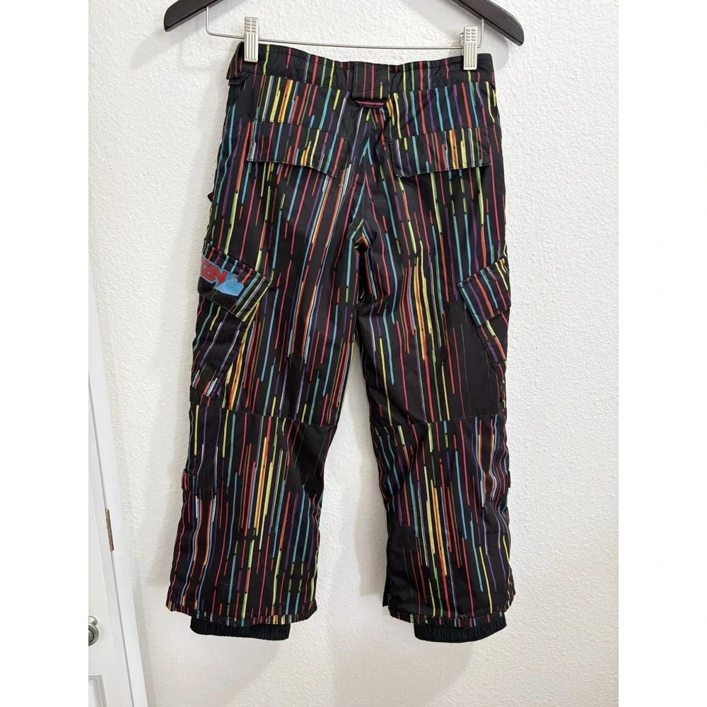 Burton DryRide All Access Pants Boys Cargo Ski Snowboard Med 7/8‎ Multicolor